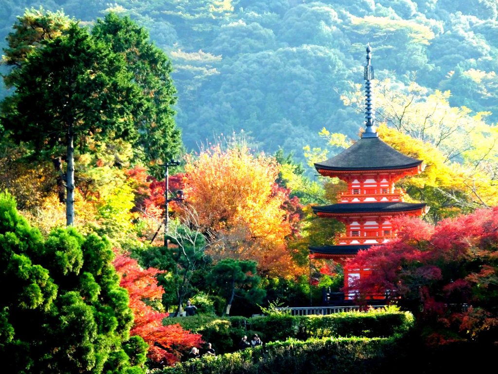 Koyasu Pagoda on the hill