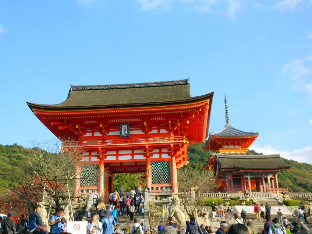 the front gate of the temple