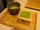 the matha tiramisu with matcha green tea